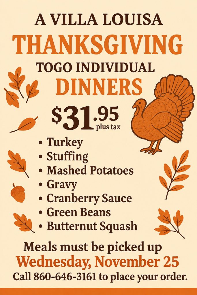 Thanksgiving Togo Dinner Flyer