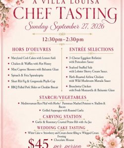 Chef Tasting