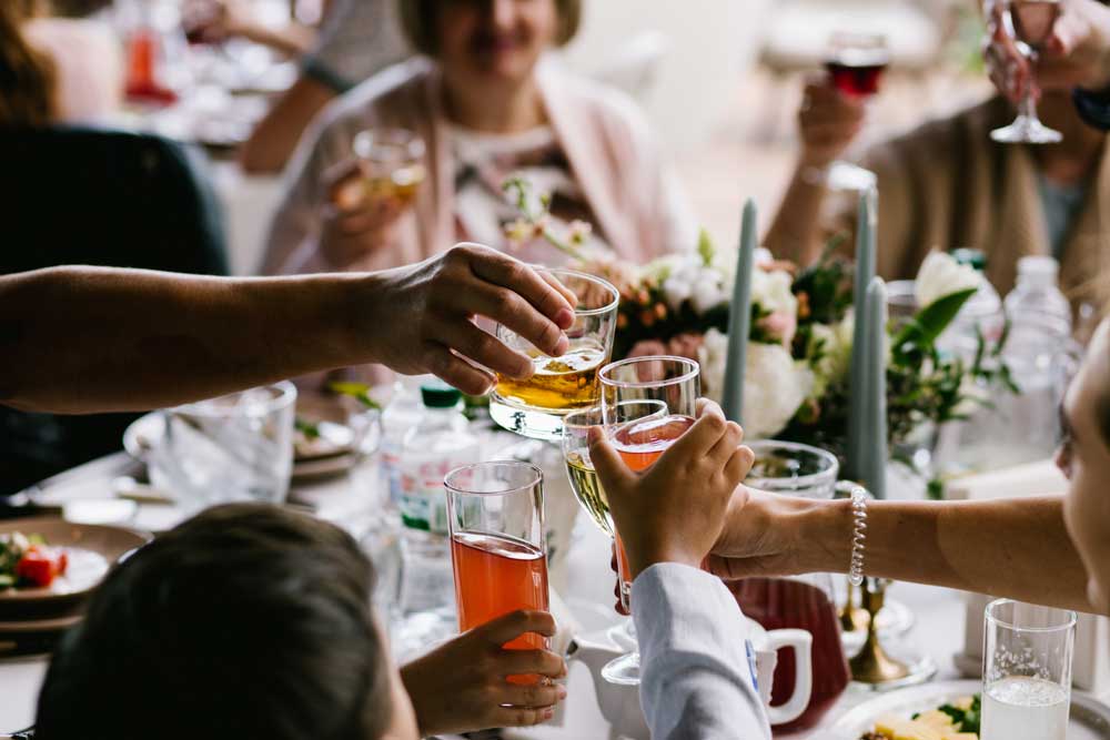 Drinks At Wedding